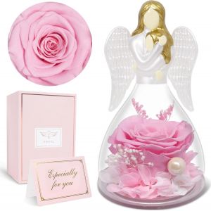 Cadeau Fete des Meres,Rose Eternelle Fete des Meres,Rose Eternelle Maman Figurine Cadeau Maman,Fleur Eternelle Cadeau Anniversaire Maman,Cadeau Fille,Cadeau Mamie,Cadeau F&ecirc;te des M&egrave;res/No&euml;l - Neuf