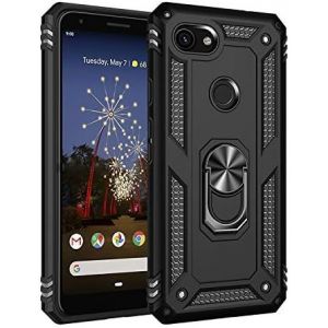 Kal-Coque Google Pixel 3a Xl 2019, Étui Protection Tpu Souple Durable Avec Support De 360° Rotation Anneau [Support De Voiture Magnétique] [Protection Antichoc] [Armor Box] Coque Pour Pixel 3a Xl 201 - Neuf