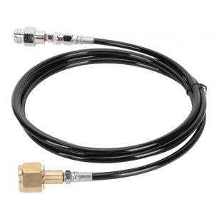 Hjlian Kit Adaptateur Pour Tuyau De Soda W21.8-14, Accessoires Pour Tube De Remplissage De Bouteille De Co2, 100 Pouces, Noir - Neuf