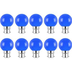 Sjzg-Ampoule Led Couleur B22 2w &Eacute;quivalente 20w 180lm Ac 220v-240v B22 Ba&iuml;onnette Ampoules Guirlande Couleur Led Ampoules Multicolore Pour Maison Bar F&ecirc;te D&eacute;coration D'ambiance - Lot De 10 - Neuf