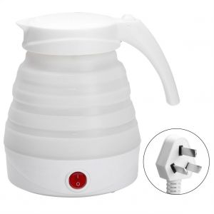 HJLIAN Bouilloire electrique pliable de voyage portable de 500 ml, chauffe-eau, prise AU 110-220 V - Neuf
