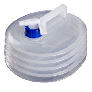 Bidon Pliable 5&iquest;L Avec Robinet Herm&eacute;tique, R&eacute;servoir D'eau Potable Sans Bpa, Poids 0,17&iquest;Kg &iquest; Id&eacute;al Pour Camping, Randonn&eacute;es, Festivals Et Bateaux, Poign&eacute;e Pratique. - Neuf