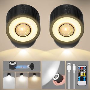 Subzonal-Applique Murale Interieur,Lampe Murale Led Avec Port De Charge Usb Contr&ocirc;le Tactile,3 Temp&eacute;ratures De Couleur Et Luminosit&eacute; R&eacute;glable Appliques Murales Sans Fil Pour Chevet De Chambre En Lisa - Neuf