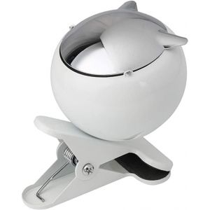 ¿blanc¿1 Pcs Extérieure, des Cendriers, des Cendriers pour Jardin, coupe-Vent Cendrier Balcon, d'une Terrasse, pour le Serrage, Tempête de Maille de Coupe avec Fonction de Serrage, - Neuf