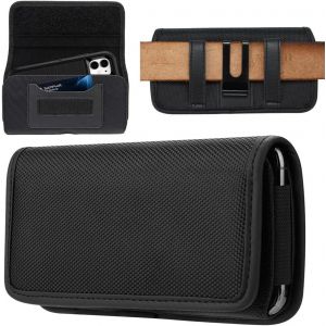 KALANKA-Étui de ceinture téléphone portable Samsung Galaxy Xcover 6 Pro 5 4 4S A14 A54 A34 S23 Ultra Plus, étui de téléphone portable porte-cartes, clip de ceinture, en cuir Galaxy M53 M52 M33 - Neuf