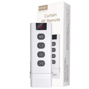 Télécommande RF433 à 9 canaux pour contrôle-Interrupteur à Rideau RF-Alimentation par Piles-Accessoire de Rideau - Neuf