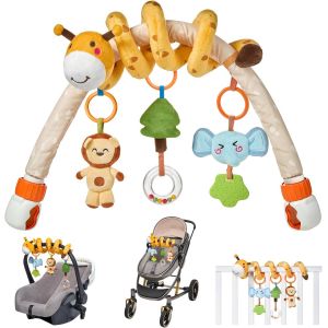 Cmjaagur-Kids Jouet Arche Pour Poussette, Mobile Portable Pour Bassinette, Siège Auto, Accessoires Pour Berceau, Arche D'activité De Voyage Pour Bébés De 0 À 12 Mois.[M750] - Neuf