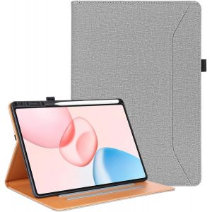 LORANKA-pour Honor Pad 10 Coque avec Porte-Stylet,Antichoc Housse &Eacute;tui pour Honor Pad 10 12.1 Pouces,Gris - Neuf