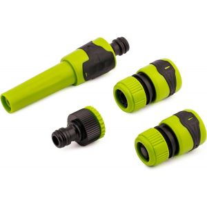 JGD-&Eacute;quipement de base avec pi&egrave;ces de raccordement pour tuyau 1/2" (13 mm) - Kit d'arrosage avec buse de pulv&eacute;risation - Raccord de robinet - Raccord de tuyau - Kit de d&eacute;marrage pour arrosage - Neuf