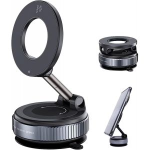 Support Voiture,Support Telephone Voiture,Support t&eacute;l&eacute;phone magn&eacute;tique,Porte T&eacute;l&eacute;phone Voiture Aimant&eacute;,Support magn&eacute;tique Voiture,Attache Telephone Voiture,Super Ventouse,Rotation 360&deg; - Neuf