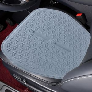 Grand Gel Coussin de Si&egrave;ge,Respirant 3D Coussin de Si&egrave;ge d'Auto Incurv&eacute;,Si&egrave;ge de Bureau &agrave; Domicile/Fauteuil Roulant D&eacute;compression Assise Coussin de Si&egrave;ge,Gris - Neuf