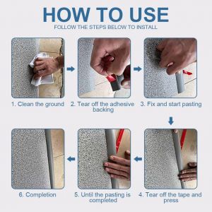 1M Seuil De Porte Adhesif Barre De Seuil De Porte De Sol En Pvc Barre De Seuil Adhesive Profil&eacute; De Transition Bande De Transition Sol,Convient Pour Une Pente De Seuil De 7-10 Mm (Couleur Du Caf&eacute;) - Neuf