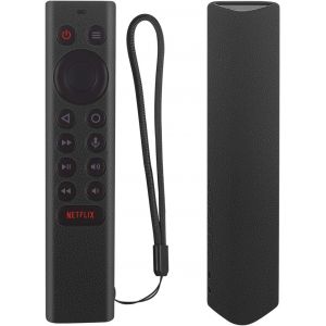 Étui de Protection en Silicone pour NVIDIA Shield Pro/4K HDR TV Télécommande, Housse Coque pour NVIDIA Télécommande, Antidérapage, Antisismique, Lavable (Noir) - Neuf