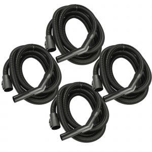 vhbw 4x Tuyau flexible compatible avec K&auml;rcher WD 3 Battery Premium, .800 M eco ogic, Battery, 0,2 aspirateurs - 5 m, poign&eacute;e - Neuf