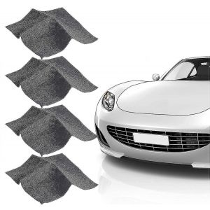 Chiffon Nano Glitter (paquet de 4) - Chiffon d'&eacute;limination des rayures de voiture polyvalent,Chiffon magique Nano pour les rayures de peinture de voiture - Neuf