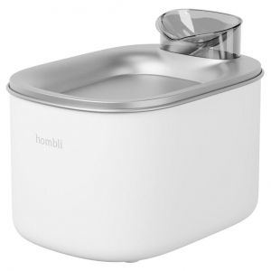 Hombli Hbwf-0109 Gamelle Et Abreuvoir Pour Chiens Et Chats Acier Inoxydable Blanc Chat Fontaine &Agrave; Eau Automatique Pour Animaux De Compagnie - Neuf