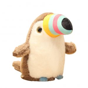 Peluche Oiseau Mignon, Dessin Anime, Animal En Peluche Doux, Poupee Moelleuse, Coussin Decoratif Pour Canape, Chambre A Coucher - Neuf