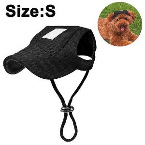 Casquette De Baseball Tendance Pour Animaux De Compagnie Avec Trous Pour Les Oreilles Et Mentonnière Pour Chiens Et Chats - Protection Solaire Élégante Et Coupe Confortable - Neuf