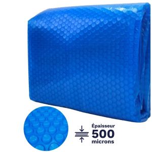 B&acirc;che &agrave; Bulle Piscine 9 x 5 m | Bache a Bulle piscine 500 microns - &Eacute;paisse - Con&ccedil;ue pour Durer Saison Apr&egrave;s Saison - Neuf
