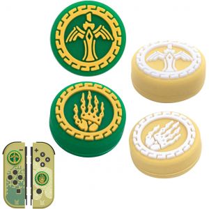 Capuchons De Pouce Pour Manette The Legend Of Zelda : Tears Of The Kingdom, En Silicone Souple, Compatibles Avec Nintendo Switch/Switch Oled/Switch Lite ¿ 4 Pièces - Neuf