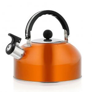 Bouteille de camping sifflante en acier inoxydable durable de 3 L Bouilloire légère pour les voyages de camping Randonnée Cuisine Barbecue Festival - Neuf