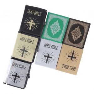 1:12 Maison de poup&eacute;e Bible miniature Petit Mignon Insipide Exquis Mini Bibles Mod&egrave;les de Livre - Neuf