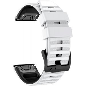 Pour Garmin Fenix 6X, 26Mm Soft Silicone Strap Pour Fenix7X Pro/Fenix 7X/Fenix 6X/6X Pro Fenix 5X/5X Plus Fenix 3/3 Hr - Neuf