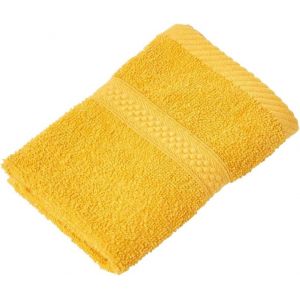 Kal-Serviette Pour Le Visage En 100% Coton Turc - Ultra Doux Et Absorbant - 500 G/M&sup2; - Ocre - 30 X 30 Cm - Neuf