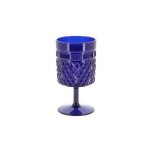 VERRE &Agrave; PIED R&Eacute;UTILISABLE &Eacute;LIXIR 27CL BLEU MARINE - Neuf