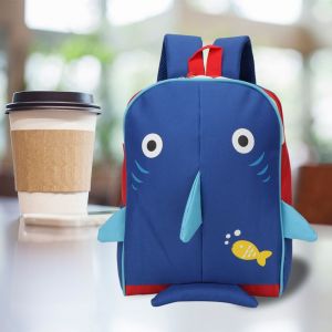 Sac a dos anti-perte pour enfant, motif animal, tendance, dessin anime, cartable de voyage (bleu) - Neuf