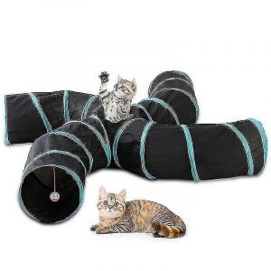 Chat Pliable Tunnel Tube Chiot Chaton Lapin Jouer Jouet - Neuf