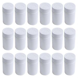 Bouteilles De Médicaments Vides En Plastique Comprimé De Pilule Conteneur Holder 9pcs Blanc - Neuf