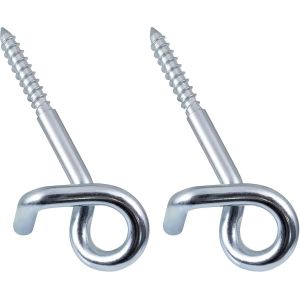 Crochet S&eacute;curit&eacute; Balan&ccedil;oire|Longueur: 160 mm|2 Pi&egrave;ces-Suspension Pour Charges Lourdes|Acier Galvanis&eacute;|Filetage|Massif - Neuf