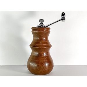 Moulin &Agrave; Poivre &Agrave; Manivelle En Bois Massif Moulin &Agrave; Poivre En Bois De Rose Noyau En C&eacute;ramique &Eacute;pargne De Travail Bouteille De Poivre Moulu En Bois &Agrave; Partir D'Une Pi&egrave;ce - Neuf