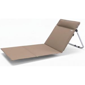 Ulteronixshop-Tapis portable rembourr&eacute; avec dossier : portable, facile &agrave; ranger, poids l&eacute;ger, chaises de plage l&eacute;g&egrave;res. Id&eacute;al pour le jardin, la lamping, l'eau. (Desert Beige) - Neuf