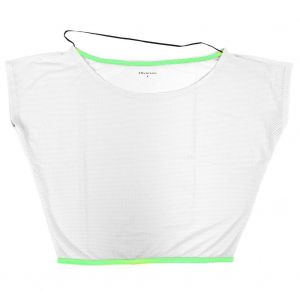 Gilet De Course A Pied Ajoure Pour Femme, Vetement De Sport Respirant Sans Manches, Ideal Pour Le Fitness, Le Yoga Et Le Fitness, Blanc, Taille L - Neuf