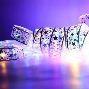 KAL-Feux De Fée Ruban Led Lumineux Ruban Noel, 16Ft/ 5M Guirlande Lumineuse Pour Sapin De Noël Décorations, Pour Le Nouvel An Fête Mariage Décorations De Noël Extérieur Intérieur Ornements - Neuf