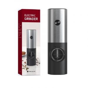 Moulin à sel électrique et automatique avec lumière LED,ensemble de moulin à épices,broyeur réglable,outils de cuisine,Belle - Type KYMQ-16B #C - Neuf