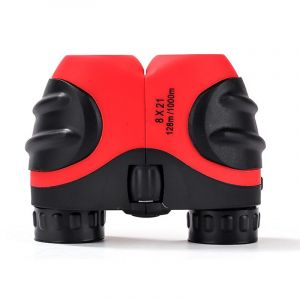 Des jumelles pour Enfants Garçons Compact Haute Résolution Antichoc Étanche Binoculaire Jouer à l'Extérieur Observation des Oiseaux (Rouge) - Neuf