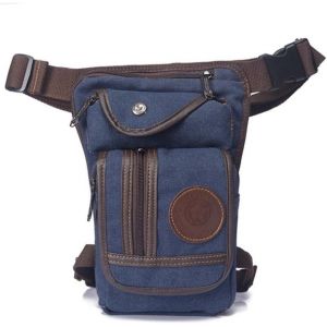 SJZG-Toile Drop Leg Sac Pour Hommes Femmes Taille Ceinture Tactique Militaire Poche Moto &Eacute;quitation V&eacute;lo Voyage Tactique &Agrave; L'Ext&eacute;rieur Sports Bum Fanny Pack - Neuf