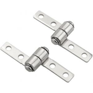 Lot de 2 Petites charni&egrave;res, 360 Degr&eacute;s Rotation Couple, Charni&egrave;re Couple, Pour table pliante, fen&ecirc;tres, portes, armoire - Neuf