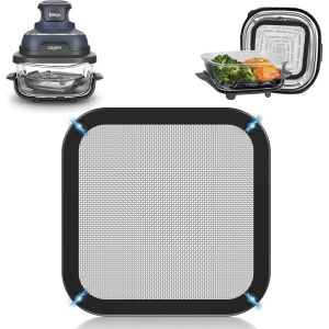 NouvelHorizonstore-Protection anti-&eacute;claboussures en acier inoxydable &agrave; mailles fines pour Ninja CRISPi, accessoire de friteuse &agrave; air chaud, protection anti-&eacute;claboussures de graisse pour Ninja CRISPi - Neuf