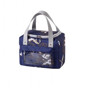 Sac &agrave; lunch de forme carr&eacute;e plus &eacute;paisse avec petite poche avant pour le travail ou la grue scolaire - Neuf