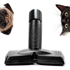Brosse Aspirateur Poils Animaux | Embout Universel 32¿38 Mm Pour Tapis, Canapé, Voiture | Accessoire Aspirateur Chien & Chat | Tête Remplaçable & Nettoyage Facile Sans Statique[SSE7111056] - Neuf