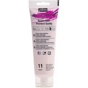 Peinture Acrylique Texture Crème pour la Décoration - Finition Mate - 120 ML - Rose Fée - Neuf