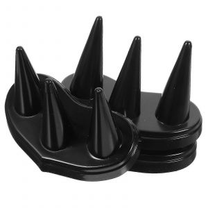 3pcs Organisateur D'anneau Pour L'affichage De Vitrine 3-C&ocirc;nes Anneau Pr&eacute;sentoir Support D'anneau En Forme De Coeur - Neuf