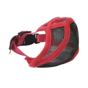 Hjlian Museliere Anti-Morsure Et Anti-Ingestion Accidentelle Pour Bouledogue - Masque Pour Bouledogue - Rouge Xl - Neuf