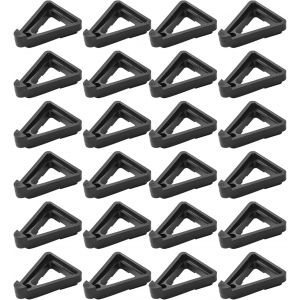 Lot de 24 supports de pot de fleurs en plastique invisibles,pour pots de fleurs,outils de jardin,triangulaires,respirants,empilables,conviennent pour les jardins et les balcons - Neuf