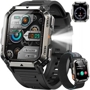 Montre Connectée Homme Femme W70Pro, Illumination,Batterie 900 Mah, Écran Tacile 2.01"" Tft, Appel Bluetooth, Cardiofréquence/Spo2, Analyse Sommeil, 100+ Modes Sport,Pour Android/Ios (Noire) - Neuf