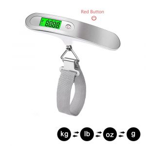 Balance électronique LCD numérique portable en forme de T avec ceinture,pese bagage de voyage,balance de poids pour - Type A-Red - Neuf